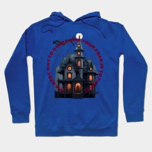 Funny Frankenstein's house Halloween fear Hoodie